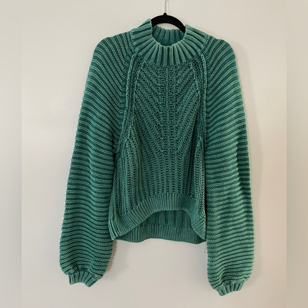 Free people sweetheart mock neck sweater
